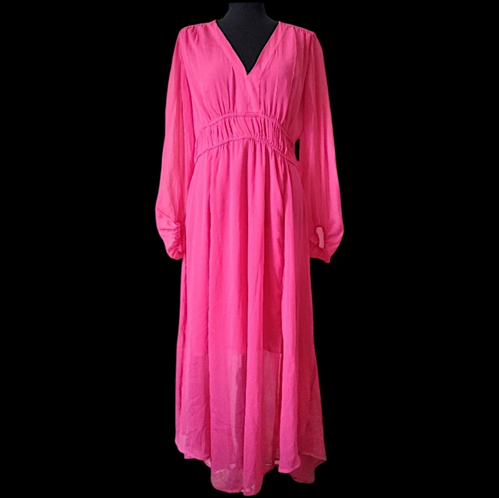 Jessica Simpson Pink High Low Dress